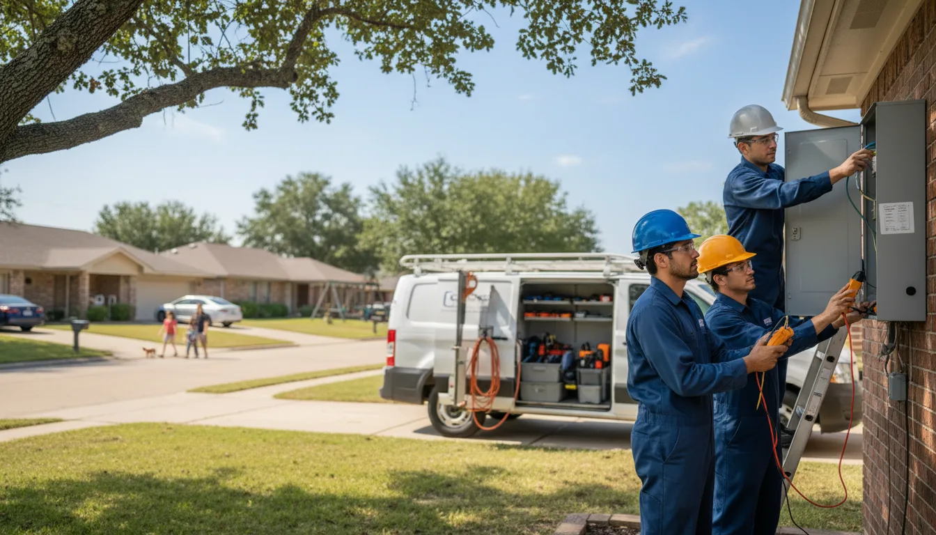Certified electrician providing emergency electrical services in Lumber City, GA